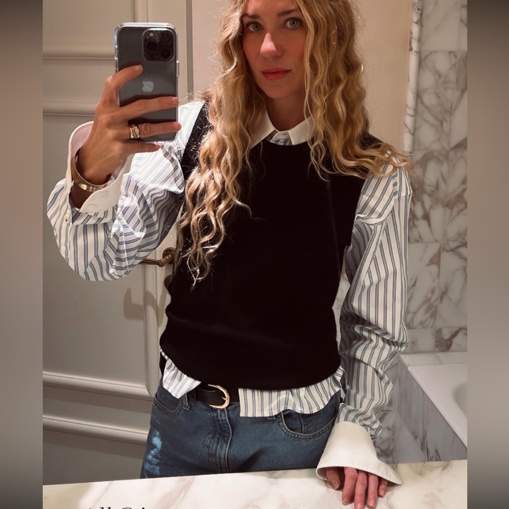 J.Crew Relaxed-fit cropped shirt in oakhill stripe